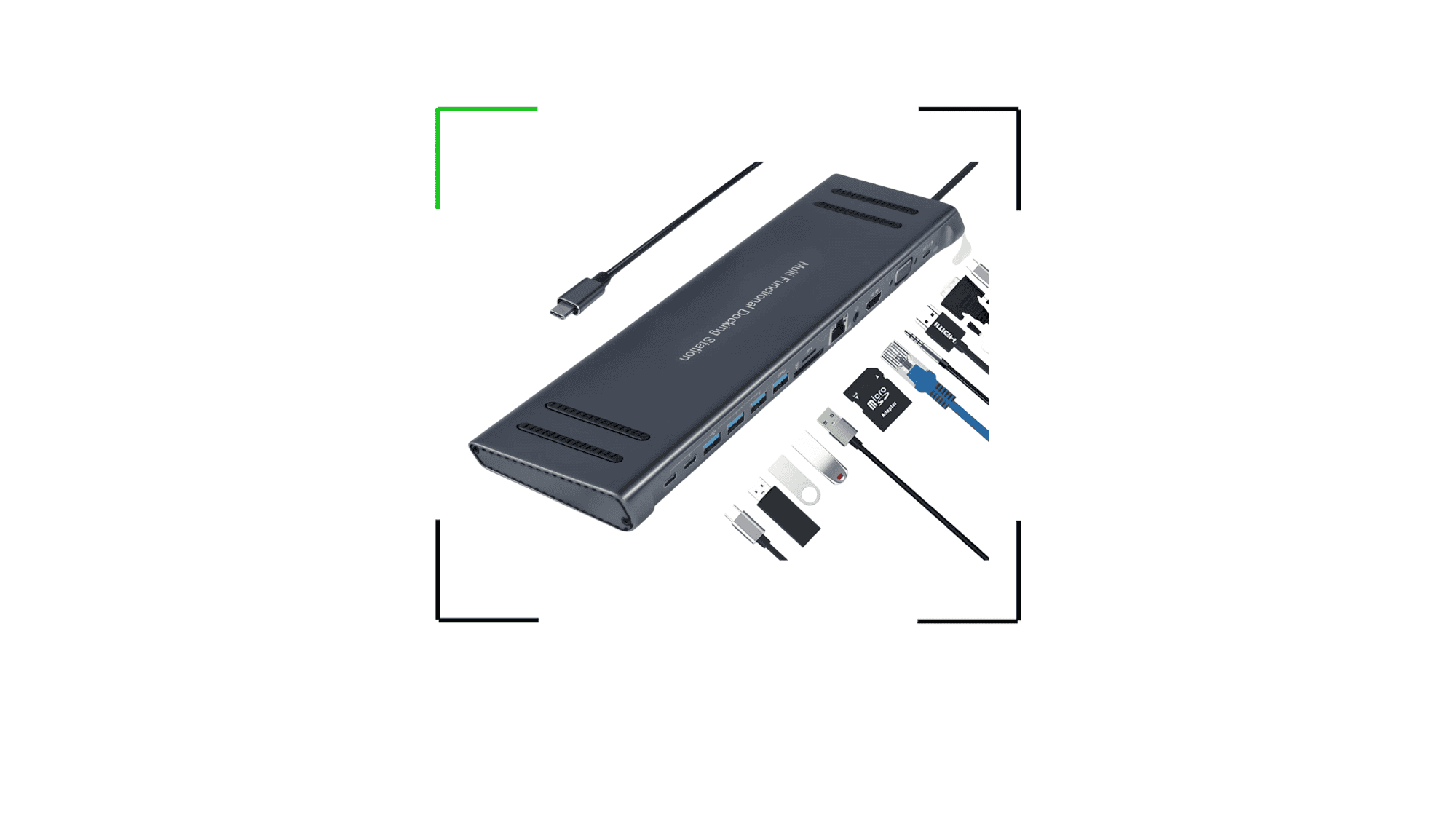 Adaptador com 13 entradas em oferta: conecte tudo o que você precisa em uma única porta