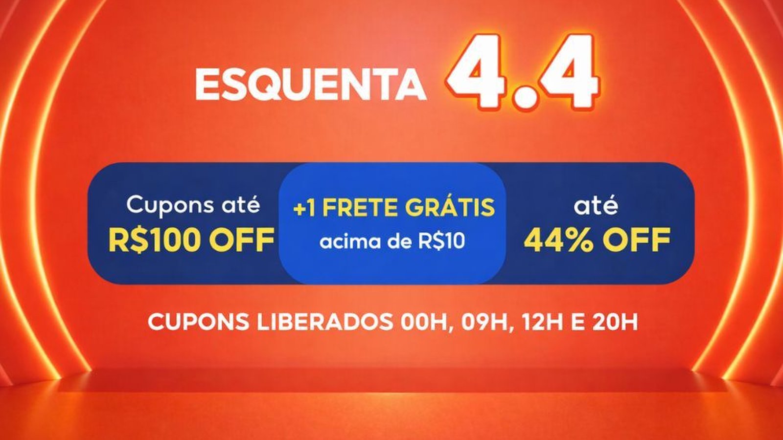 Começou o Esquenta 4.4 na Shopee: confira ofertas e cupons para aproveitar