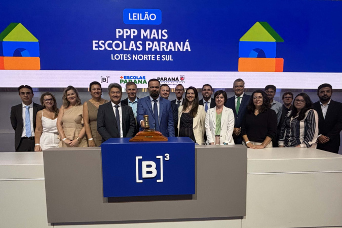 Paraná garante 40 novas escolas com deságio próximo de 18% em leilão na B3