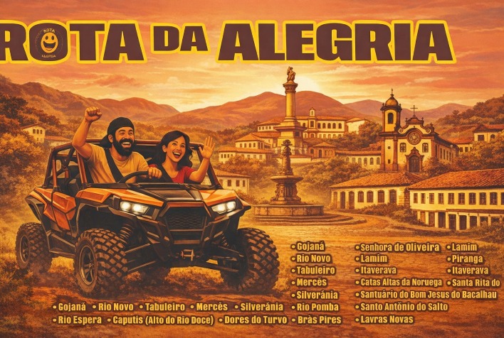 “Rota da Alegria” estreia em março e promete consolidar Minas Gerais como destino nacional do off-road