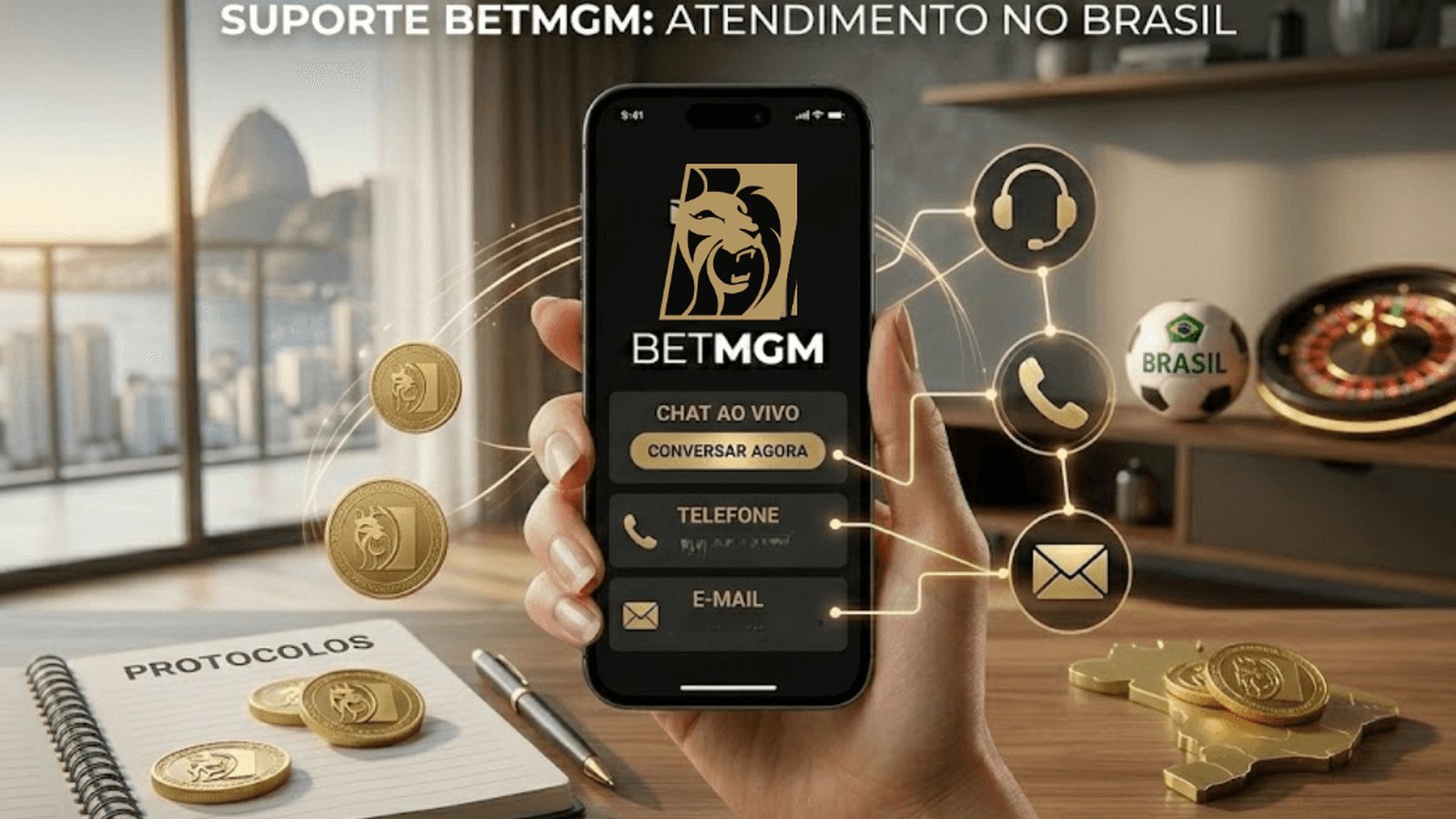 Suporte BetMGM: como falar com o atendimento e resolver problemas