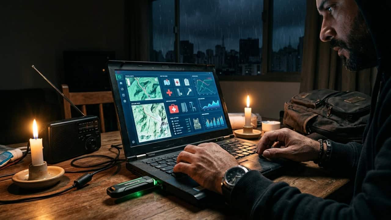Foi criado um pen drive com um kit de sobrevivência perfeito caso a internet caia. É a melhor ideia para o próximo apagão