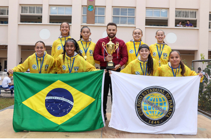Paraná amplia participação no esporte escolar e leva estudantes a pódios internacionais